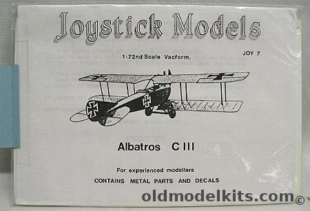 Joystick 1/72 Albatros C III plastic model kit